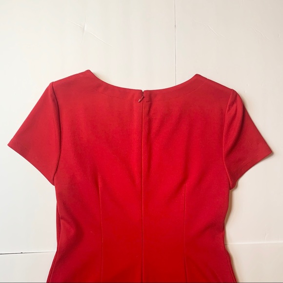 💋 Red Calvin Klein Dress - Picture 6 of 6
